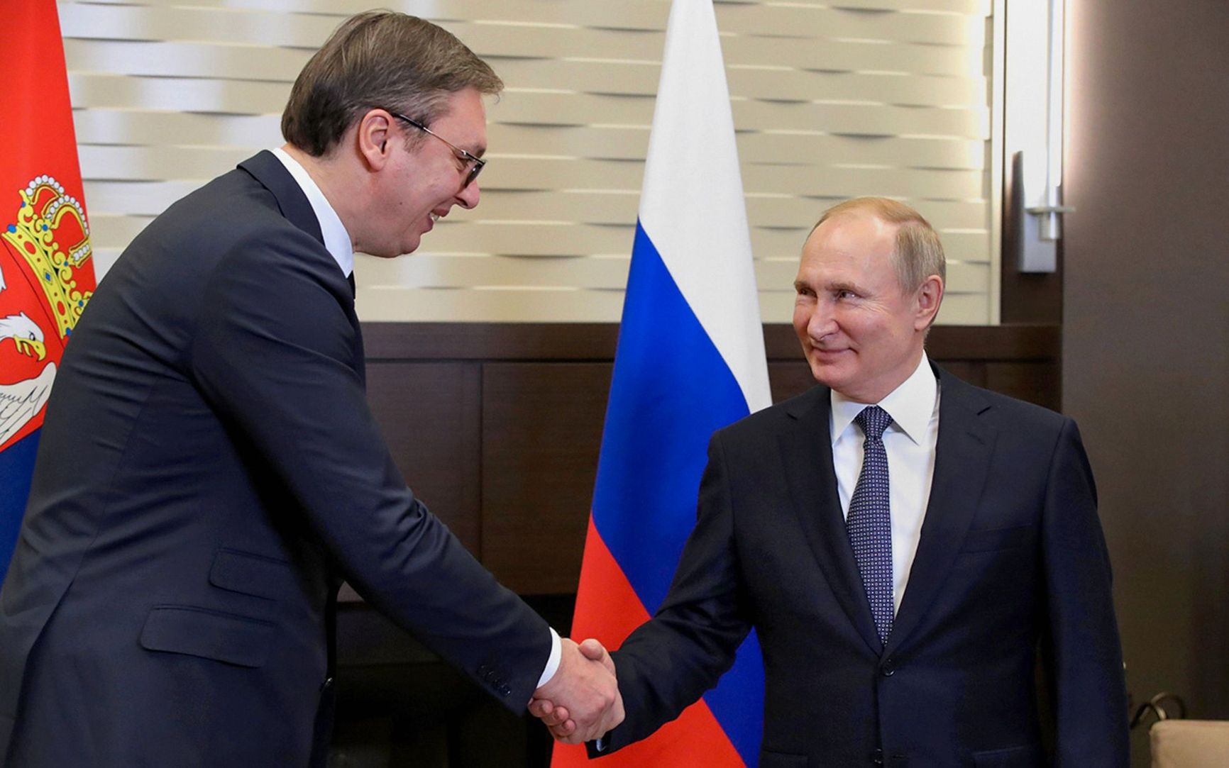 Milorad Dodik and Vladimir Putin